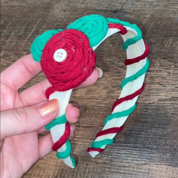 Handmade Other - (CLOSET CLOSING FINAL SALE) Handmade Upcycled Tshirt Christmas Headband